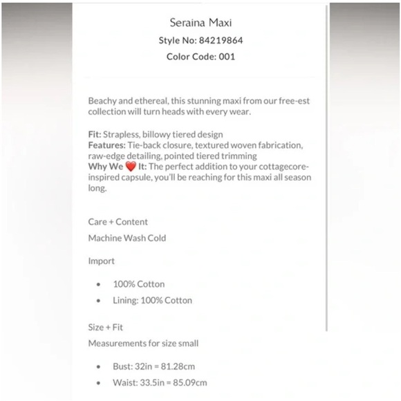 Seraina maxi free people dress - Picture 5 of 5